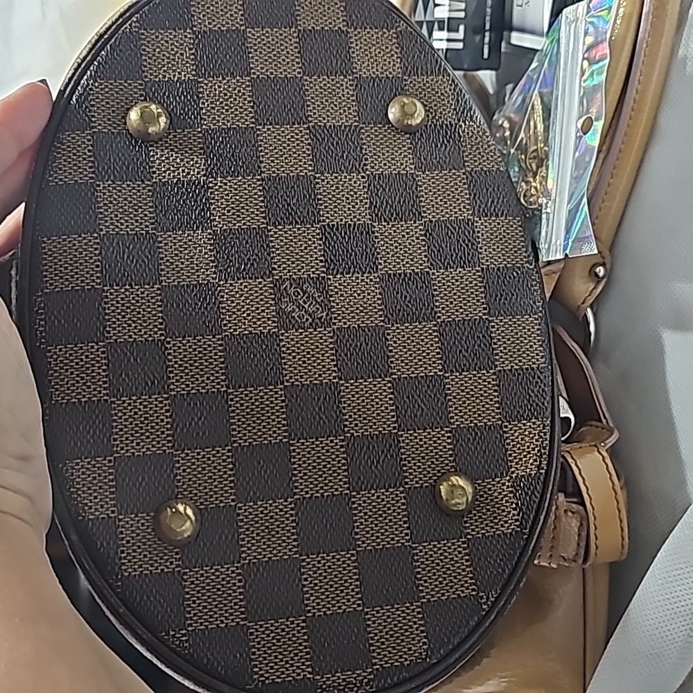 LOUIS VUITTON Damier Ebene Marais With COA Bucket REHAB - Picture 12 of 13